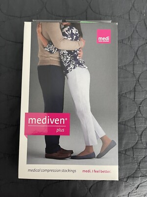 New Mediven Plus 10806 Open Toe Beige 20-30 Size VI Compression stockings