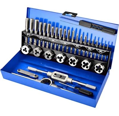 N.D KIT FILIERA 32 PEZZI PER FILETTATURA MASCHI M12 M10 M8 M6 M5 M4 M3