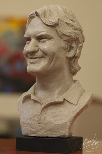 ROGER FEDERER BUST -- UNIQUE -- Statue Figure Sculpture Wimbledon Tennis Display - Picture 2 of 7
