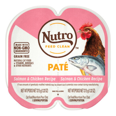 Nutro Products Perfect Portions Grain Free Cat Food Salmon & Chicken, 24Each/2.6