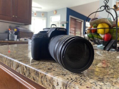 Canon EOS Rebel T6 1300D Camera TWO LENSES Rarely Used/Great