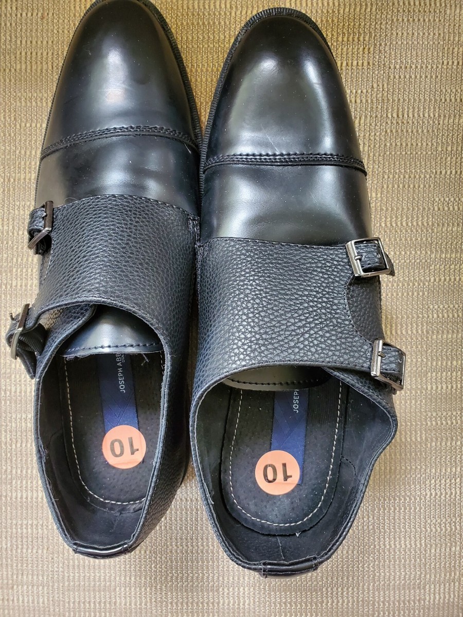 New Joseph Abboud Black Collection Double Monk Strap Men  display picture 2