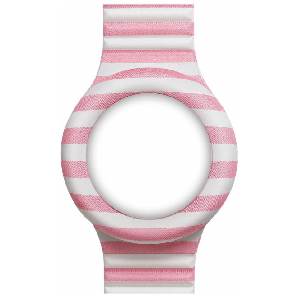 Cinturino Orologio Hip Hop In Silicone Rosa - Classico E Comodo, Modello HBU1106 - Foto 12