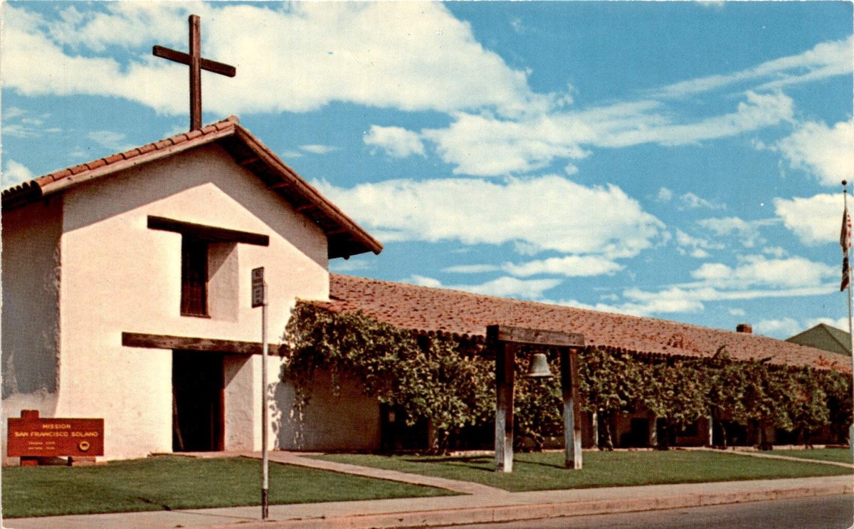 Mission San Francisco Solano, Sonoma, California, Padre Jose Altimira,  Postcard | eBay