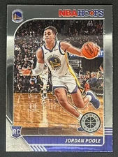 JORDAN POOLE 2019-20 Panini NBA Hoops Premium Stock Rookie RC #223 | Warriors