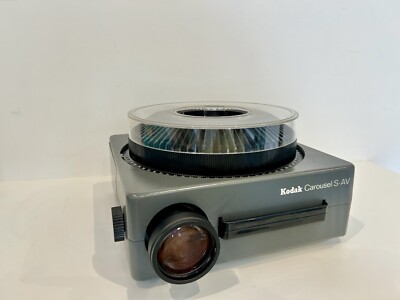 Kodak Carousel S-AV Diaprojektor * Vintage Technik Germany * Rarität!