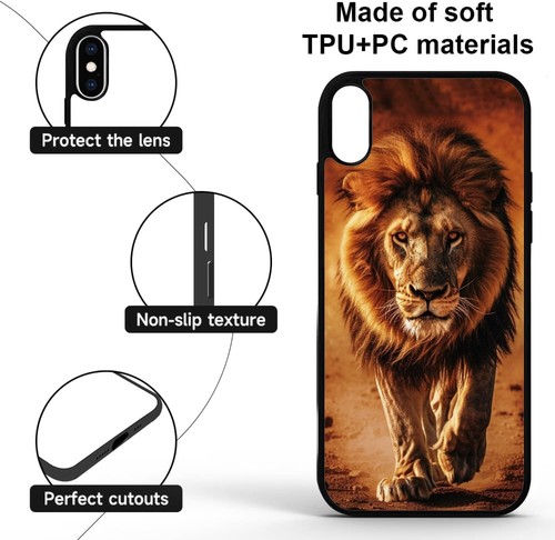 For Samsung A15 A16 S23 S24 S25 Ultra FE Aluminum Case romanticism Lion painting - 第 14/25 張圖片