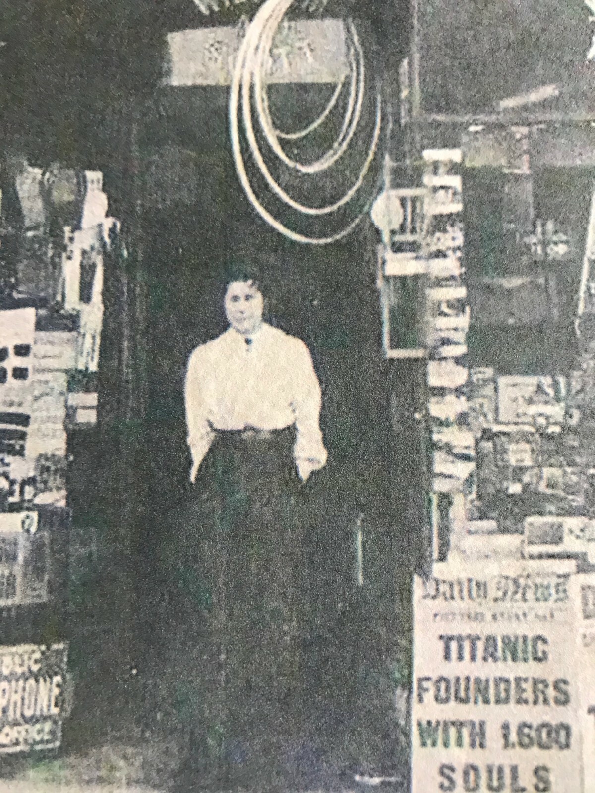 RMS TITANIC, PENNY LANE SHOPPE KEEPER LIVERPOOL, TITANIC SINKS RP 1912