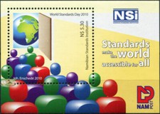 Namibia MNH 2010 World Standards Day, Namibian Standards Institute NSi x34070