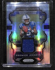 2023 Panini Prizm Football Silver Prizm Premier Jerseys Anthony Richardson