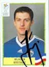 Mladen Krstajic - Yugoslavia - Signed Sticker - COA - (14042)