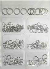 HIGH QUALITY ASSORTED METAL ZINC COATED VARIOUS SIZES SPRING WASHER KIT
