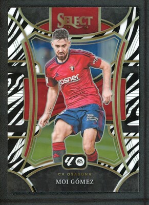 2023-24 MOI GOMEZ 09/25 PANINI SELECT LA LIGA MEZZANINE ZEBRA STRIPE