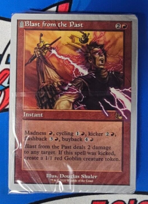 Unsanctioned MTG Sealed 30 Card Deck Red Blast From the Past SEALED | eBay
