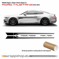 Roush Stage1 Stage2 Door Decals Set For Ford Mustang 2015 - 2020 Roush Stage1 Stage2 Door Decals Set For Ford Mustang 2015 - 2020