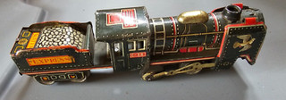 Vintage C 56 Express Train Locomotive Japan Tin Toy