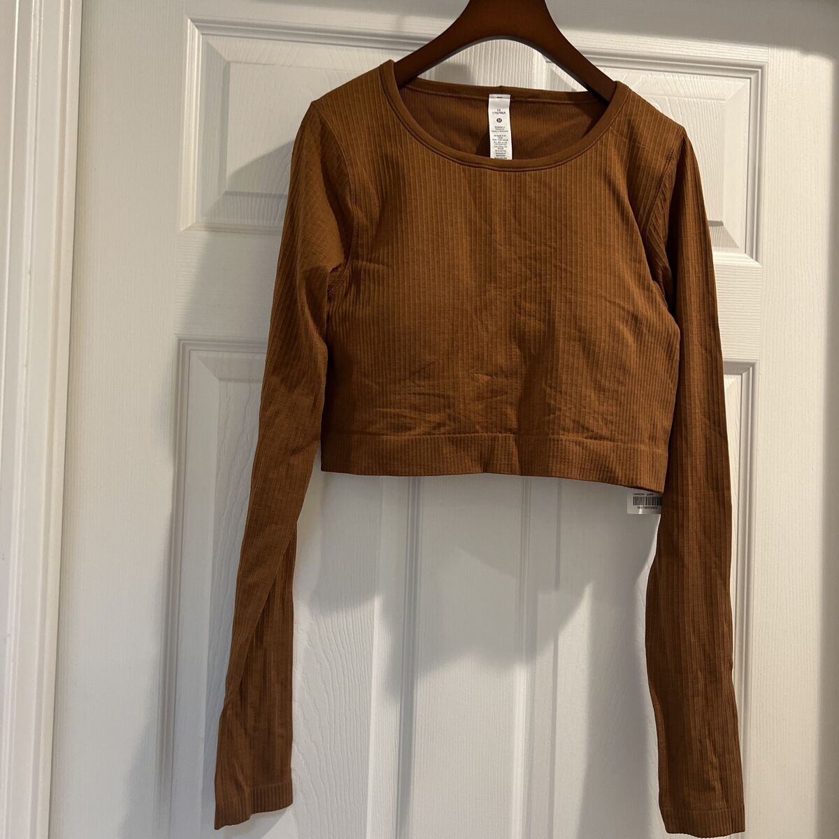 NWT Lululemon Ebb To Street Long Sleeve Copper Brown Size NWT Lululemon Ebb To Street Long Sleeve Copper Brown Size