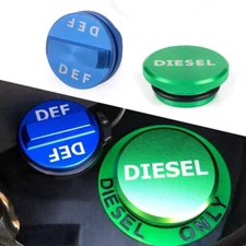 Magnetic Diesel Fuel Cap+DEF Oil Cap for Dodge RAM 1500 2500 3500 2013-2017