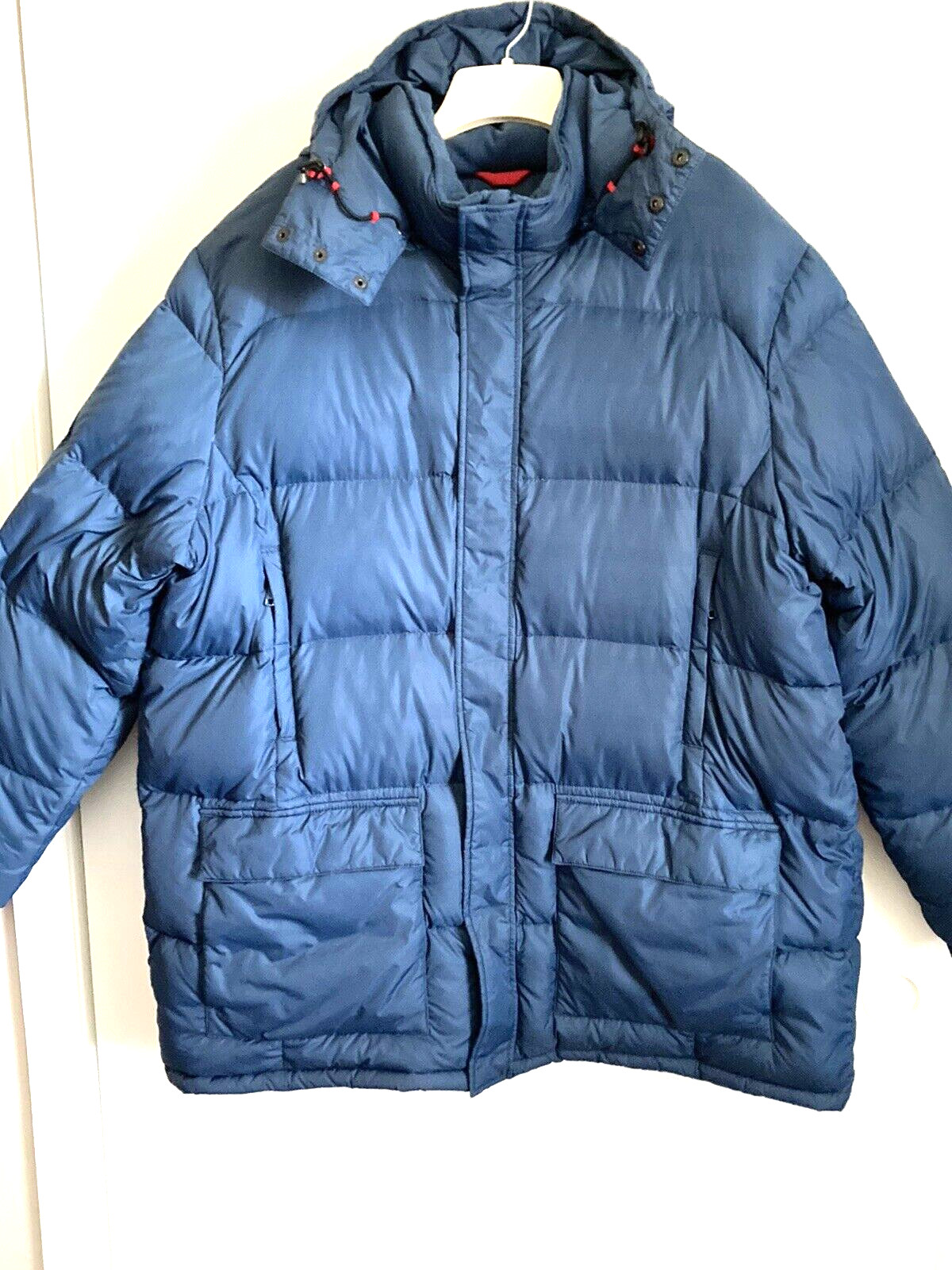 Lands' End Expedition Weatherproof Dark Blue Down Puf… Gem