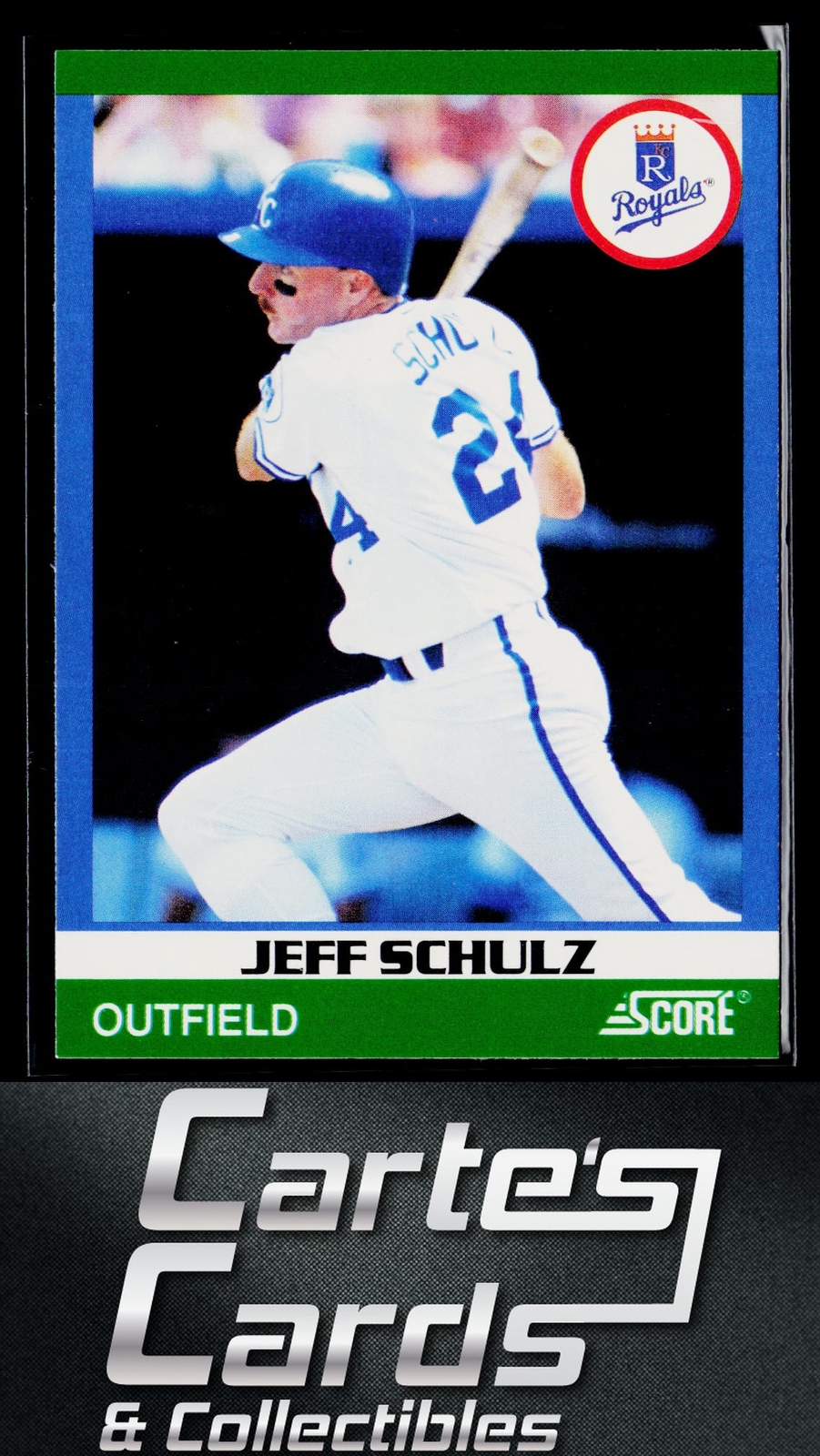 Jeff Schulz 1991 Score 100 Rising Stars #25 Kansas City Royals
