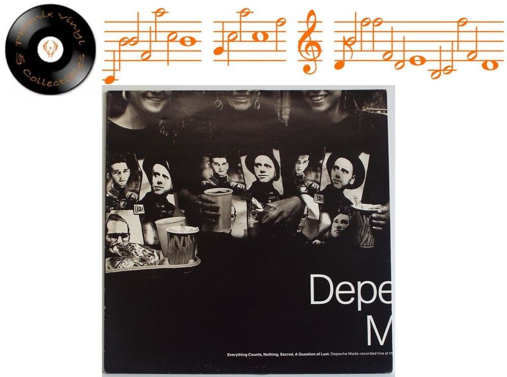 Depeche Mode Everything Counts Nothing Sacred A Question  Of Lust 12” Single EX