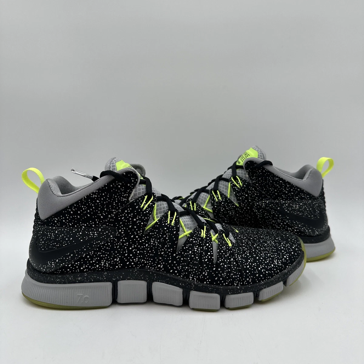 Nike Free Trainer 7 LE Mid Cement City 2014 Size 12 Used 