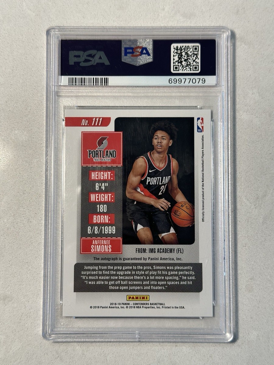 Anfernee Simons RC cracked ice auto 20シリ
