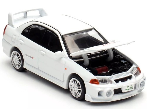MITSUBISHI LANCER EVO IV RHD WHITE "INDONESIA EXPO" 1/64 BY POP RACE PR640167 - Picture 3 of 6
