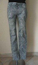 ZADIG & VOLTAIRE - JEAN  " Darkside all over" - Gris Imprime - T. 27us soit 37fr