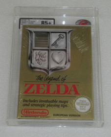 The Legend of Zelda Nintendo NES English Sealed UKG VGA 85+ Official Graded RARE