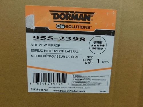 Dorman 955-2398 Left Side Door Mirror