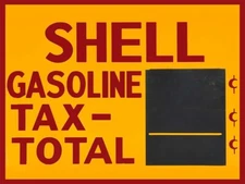 Shell Gasoline Vintage Metal Sales Sign