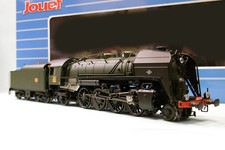 Jouef - Locomotive vapeur 141 R 44 charbon vert Sarreguemines ép III HJ2430 HO
