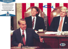 SENATOR BOB DOLE KANSAS PRESIDENTIAL CANDIDATE SIGNED 8x10 PHOTO BECKETT BAS COA