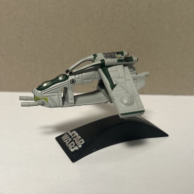 Star Wars TITANIUM COLLECTION die-cast REPUBLIC GUNSHIP GRAY GREEN version