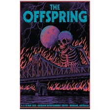 The Offspring Tour Poster – May 14–15, 2025 Brisbane Australia Concert Art