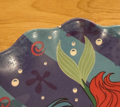 Vintage Disney 1990s The Little Mermaid BOWL & PLATE Set - Zak Designs - Picture 10 of 19