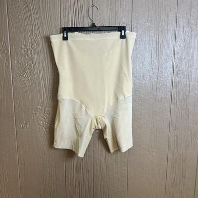 HONEYLOVE  Super Power Shorts Shapewear All Over Sculpt in Sand Sz 2X Slimming
