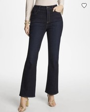 Chicos Pull On Bootcut Jeans W Med Sz 1 Blue Med Wash High Rise Stretch Classic