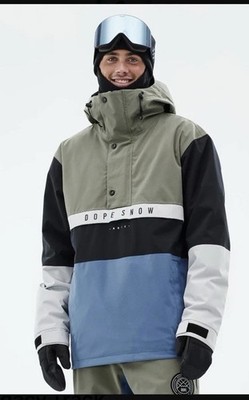 Dope Snow Legacy Track Snowboard Ski Jacket XS EUC Perfect Retro Slopes Anorak