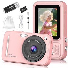 Digital Camera for Kids, 48MP FHD 1080P Point and Shoot Digital Cameras with ...