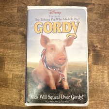 Walt Disney Home Video Gordy VHS 1995 NTSC G English Clamshell Hi-Fi Stereo