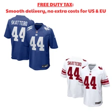 Cam #44 Skattebo YOUTH Stitched Jersey Royal/White