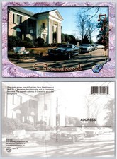 Elvis Presley Graceland Mansion Postcard Stutz Blackhawk Continental Limousine