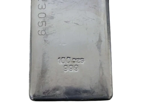 Perth Mint 100oz 999 Silver Cast Bullion Bar - Picture 3 of 8