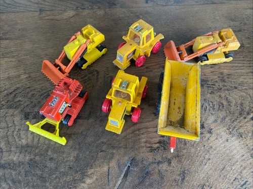 Vintage Joblot Diecast Trucks & Construction Vehicles Matchbox Lesney Etc. #362