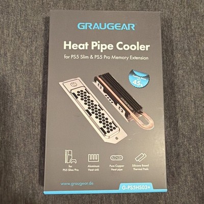 Graugear Heat Pipe Cooler PS5 Slim PS5 Pro Memory Extension G-PS5HSO3+