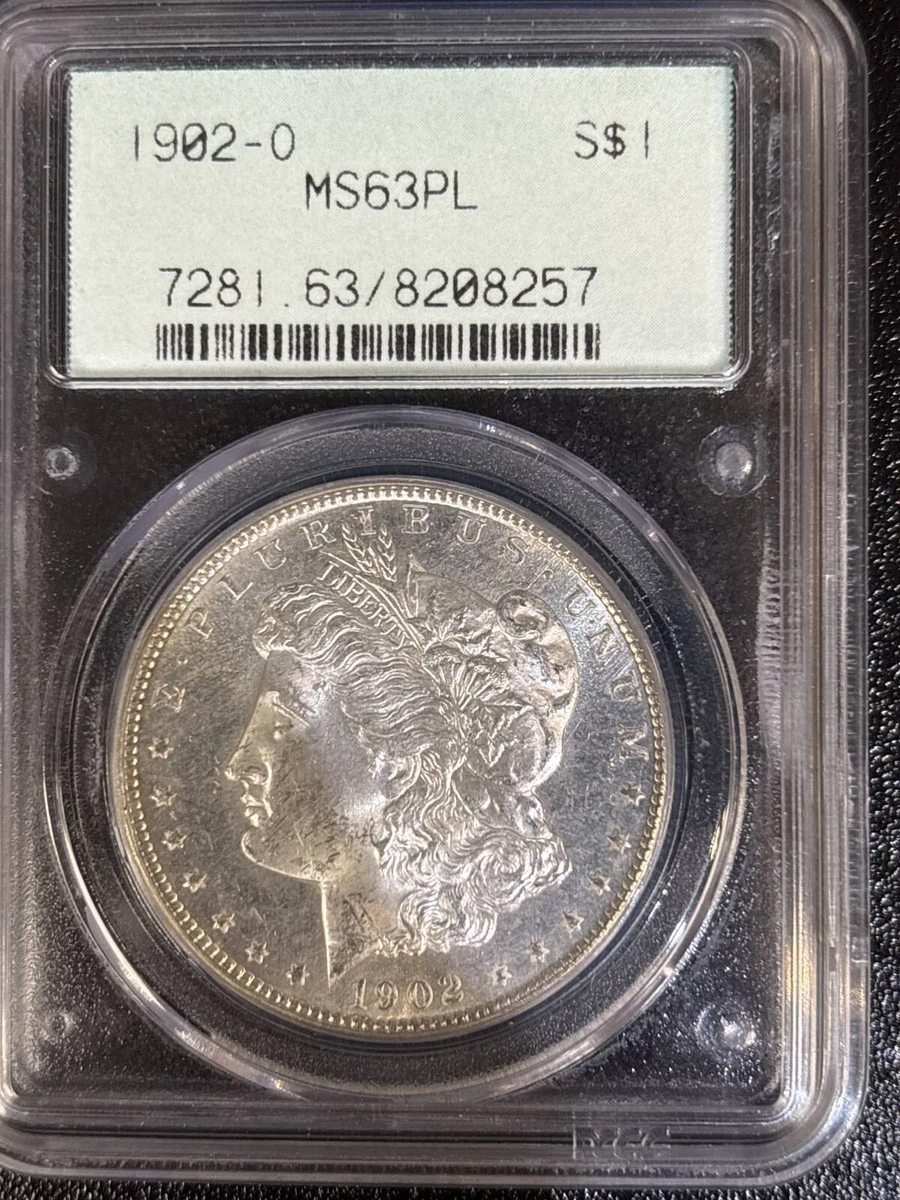 MS 63 Graded 1902 Year Morgan US Dollars (1878-1921) for sale | eBay