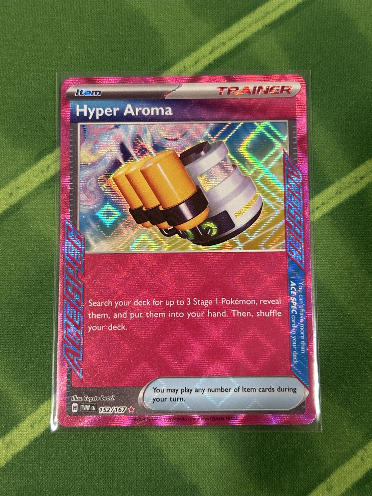 Pokemon - Hyper Aroma 152/167 - Twilight Masquerade ACE SPEC NM
