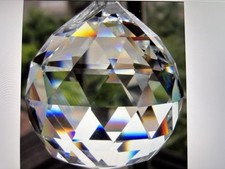 New Set Of 2 Prisms Crystal Suncatcher Ball Chandelier Clear Faceted 20mm